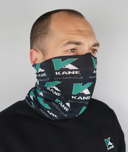 Person wearing KANE Multi Use Face cover